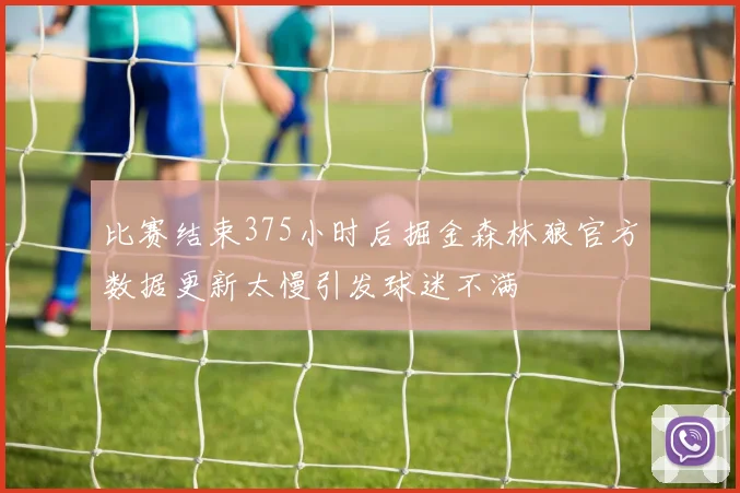 比赛结束375小时后掘金森林狼官方数据更新太慢引发球迷不满